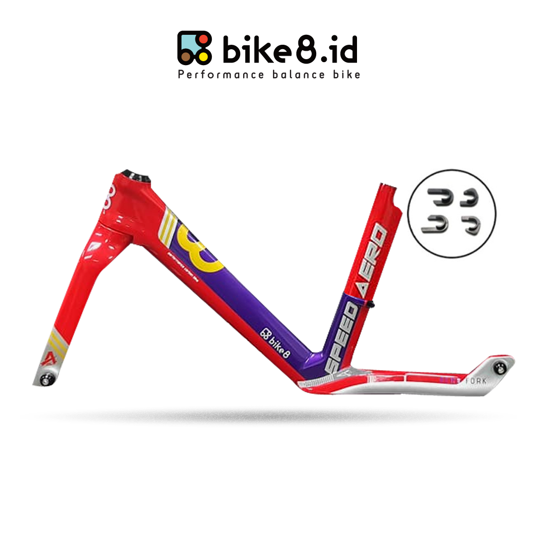 FRAME BIKE8 CARBON FIBER Balance / Push Bike - Sepeda Anak