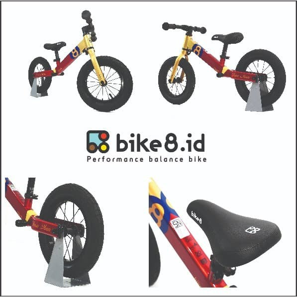 BIKE8 PRO EDITION Balance Bike / Push Bike Sepeda Anak - IRONMAN