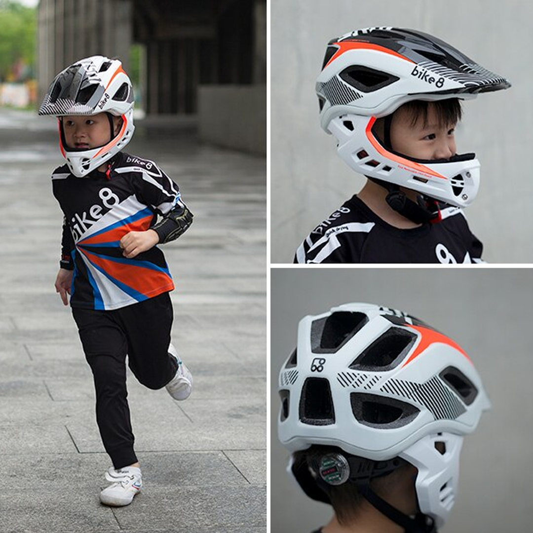 BIKE8 Kid Bike Full Face Helmet - Helm Sepeda Anak