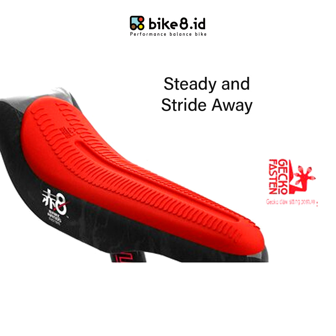 BIKE8 SCUD II Balance Bike Carbon Fiber Saddle - Sadel Sepeda Anak