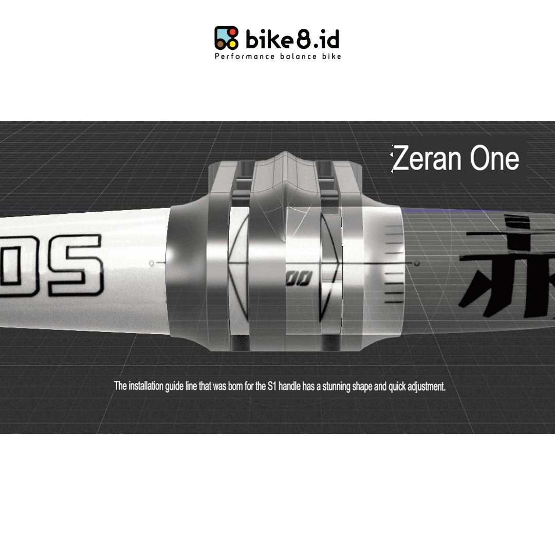 BIKE8 Push Balance Bike T800 CARBON Fiber Handlebar 22.2mm Sepeda Anak