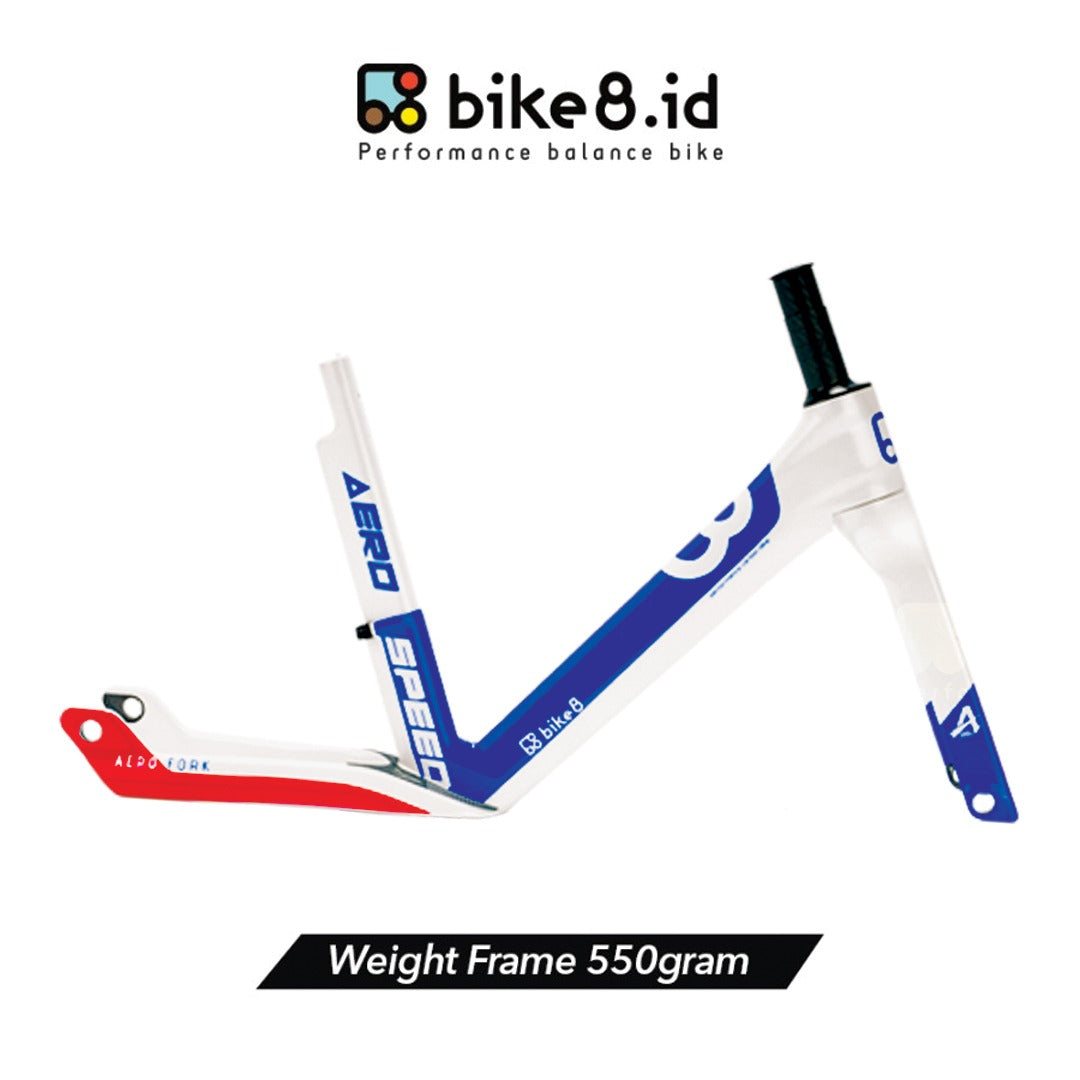 FRAME BIKE8 CARBON FIBER Balance / Push Bike - Sepeda Anak