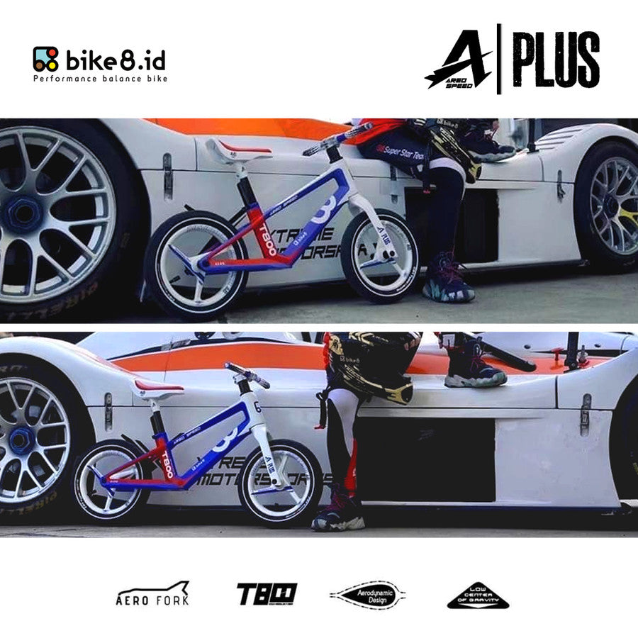 BIKE8 Balance Bike CARBON FIBER Full Bike Series - Sepeda Anak