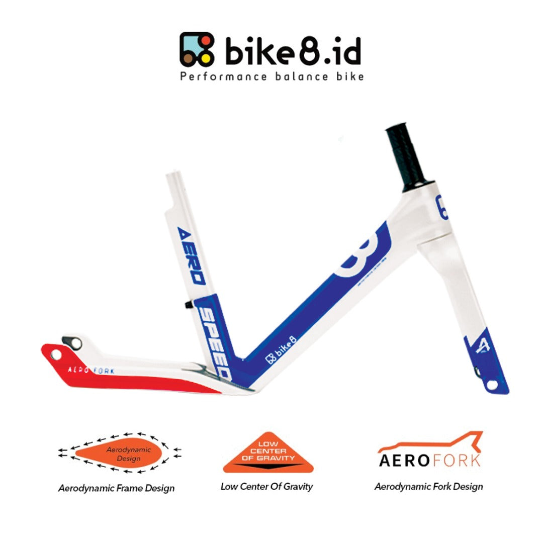 FRAME BIKE8 CARBON FIBER Balance / Push Bike - Sepeda Anak