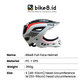 BIKE8 Kid Bike Full Face Helmet - Helm Sepeda Anak