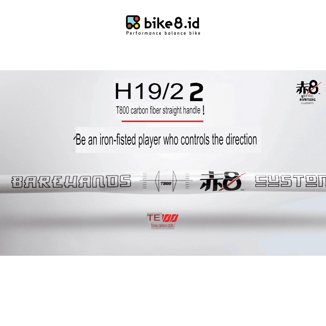 BIKE8 Push Balance Bike T800 CARBON Fiber Handlebar 22.2mm Sepeda Anak