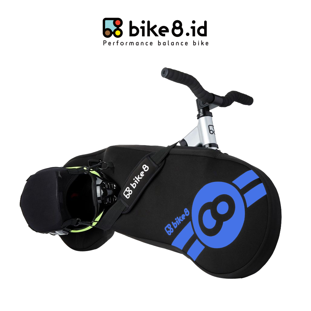 BIKE8 Balance Push Bike Carrier Cover Bag - Tas Sepeda - BLUE