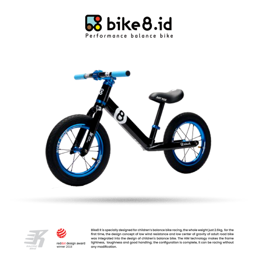 BIKE8 Racing Pro R PRO Balance Bike / Push Bike - Sepeda Anak
