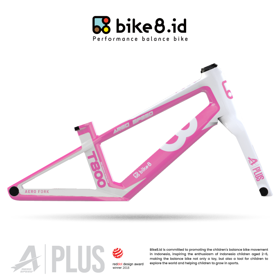 FRAME BIKE8 A PLUS CARBON FIBER Balance Bike - Sepeda Anak