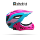 BIKE8 Kid Bike Full Face Helmet - Helm Sepeda Anak - PINK