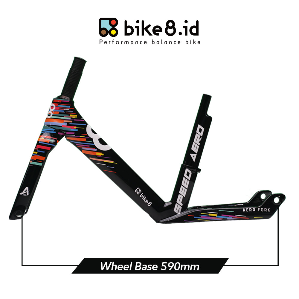 FRAME BIKE8 CARBON FIBER Balance / Push Bike - Sepeda Anak - SPEEDLINE