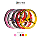 BIKE8 Push Bike T800 Carbon Fiber Tri Blade Wheelset 12 inch - WHITE