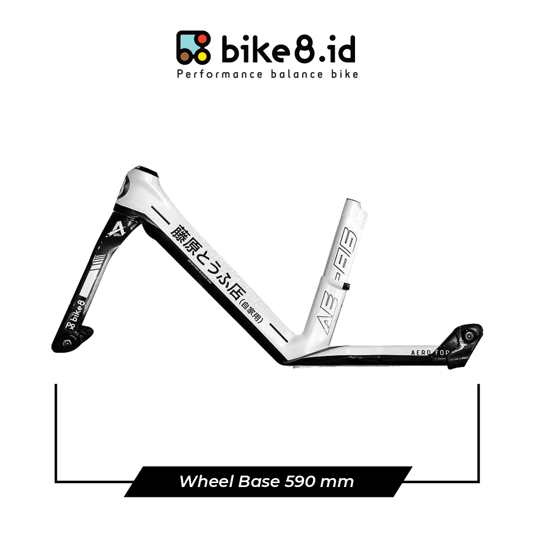 FRAME BIKE8 CARBON FIBER Balance / Push Bike - Sepeda Anak - AE86