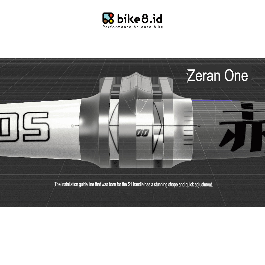 BIKE8 Push Balance Bike T800 CARBON Fiber Handlebar 19mm - Sepeda Anak