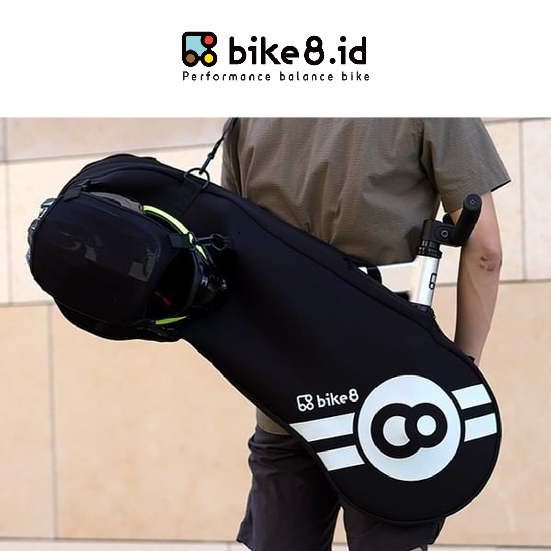 BIKE8 Balance Push Bike Carrier Cover Bag - Tas Sepeda - PINK