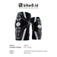 BIKE8 Kid Knee Elbow Pad Protector - Pad Pelindung - BLACK RED LINE