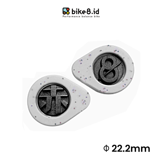 BIKE8 Push Bike Silica Gel Handlebar Plugs 22.2mm - Tutup Stang Sepeda